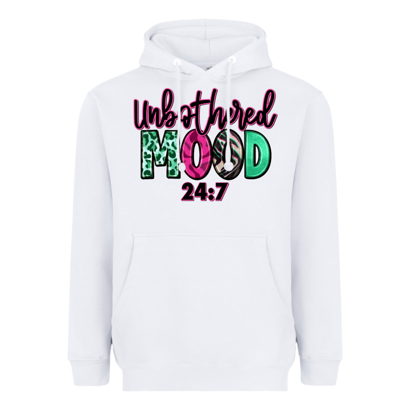 Unbothered Mood 24:7 Heavyweight Hoodie by RanaPortraitStore | Teevron