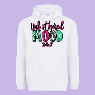 Heavyweight Hoodie Unbothered mood 24:7