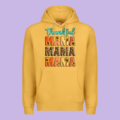 Thankful Mama Mama Mama Premium Hoodie Designed By Artiststas