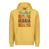 Antique Gold Thankful mama mama mama Premium Hoodie - Artiststas