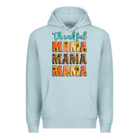 Blue Mist Thankful mama mama mama Premium Hoodie - Artiststas