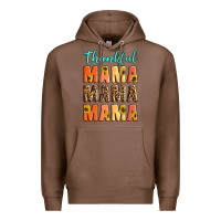 Chestnut Thankful mama mama mama Premium Hoodie - Artiststas