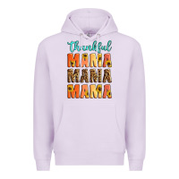 Lilac Thankful mama mama mama Premium Hoodie - Artiststas