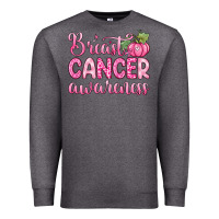 Charcoal Heather breast cancer awareness Premium Sweatshirt - Zillion Design Studio
