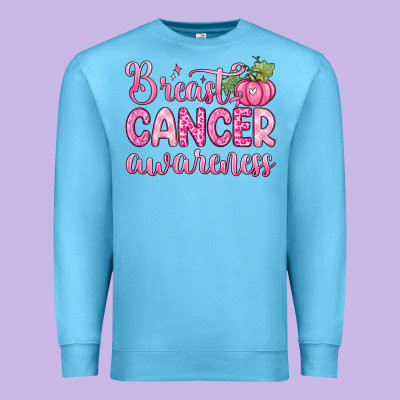 Breast Cancer Awareness Premium Sweatshirt Designed By Zillion Design Studio