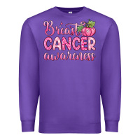 Purple breast cancer awareness Premium Sweatshirt - Zillion Design Studio