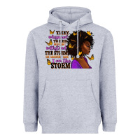 Heather Grey They whispered to her afro woman Heavyweight Hoodie - RanaPortraitStore