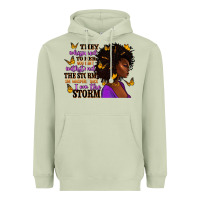 Matcha They whispered to her afro woman Heavyweight Hoodie - RanaPortraitStore