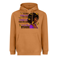 Meerkat They whispered to her afro woman Heavyweight Hoodie - RanaPortraitStore