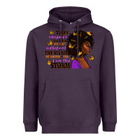 Plum They whispered to her afro woman Heavyweight Hoodie - RanaPortraitStore