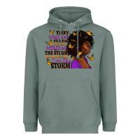 Sage They whispered to her afro woman Heavyweight Hoodie - RanaPortraitStore