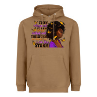 Toasted Coconut They whispered to her afro woman Heavyweight Hoodie - RanaPortraitStore