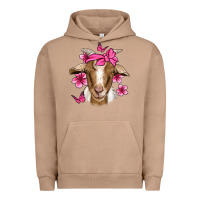 Pigment Burro pink floral bandana goat Urban Hoodie - Jasminsmagicworld