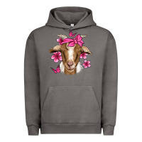 Pigment Tornado pink floral bandana goat Urban Hoodie - Jasminsmagicworld