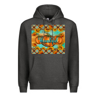 Charcoal Heather Thankful Pumpkins Premium Hoodie - Artiststas