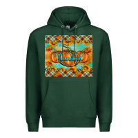 Sports Green Thankful Pumpkins Premium Hoodie - Artiststas