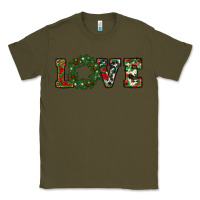 Army Green christmas love Classic Tee - RanaPortraitStore