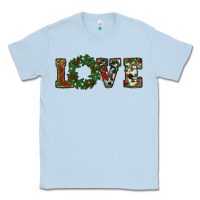 Dusty Blue christmas love Classic Tee - RanaPortraitStore