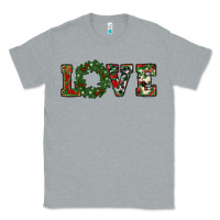 Heather Grey christmas love Classic Tee - RanaPortraitStore