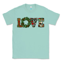 Seafoam christmas love Classic Tee - RanaPortraitStore
