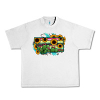 Lunar Rock Montana Map Sunflower Cactus Serape Urban Heavy Tee - RanaPortraitStore