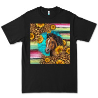Black quarter horse aztec pattern Premium Tee - LillyAllenDesigns
