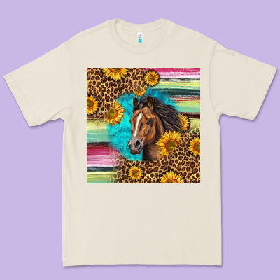 Quarter Horse Aztec Pattern Premium Tee Designed By Lillyallendesigns