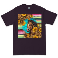 Plum quarter horse aztec pattern Premium Tee - LillyAllenDesigns