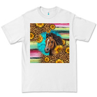 White quarter horse aztec pattern Premium Tee - LillyAllenDesigns