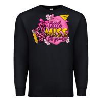 Black little miss 4th grade Premium Sweatshirt - texasbilliewilder