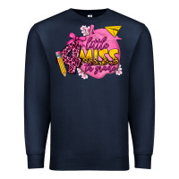 Navy little miss 4th grade Premium Sweatshirt - texasbilliewilder