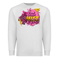 Oatmeal Heather little miss 4th grade Premium Sweatshirt - texasbilliewilder