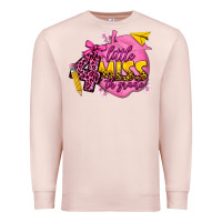 Pale Pink little miss 4th grade Premium Sweatshirt - texasbilliewilder