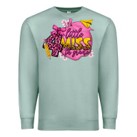 Seafoam little miss 4th grade Premium Sweatshirt - texasbilliewilder