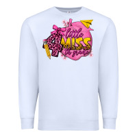 White little miss 4th grade Premium Sweatshirt - texasbilliewilder