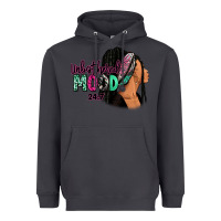 Smoke Unbothered mood 24:7 Heavyweight Hoodie - RanaPortraitStore