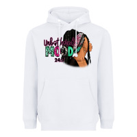 White Unbothered mood 24:7 Heavyweight Hoodie - RanaPortraitStore