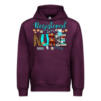 Mauve Wine registered nurse Urban Hoodie - BundleAndBundleShop