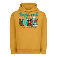 Pigment Peanut Butter registered nurse Urban Hoodie - BundleAndBundleShop