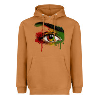Meerkat Watercolor Juneteenth eyes Heavyweight Hoodie - RanaPortraitStore