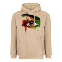 Mushroom Watercolor Juneteenth eyes Heavyweight Hoodie - RanaPortraitStore