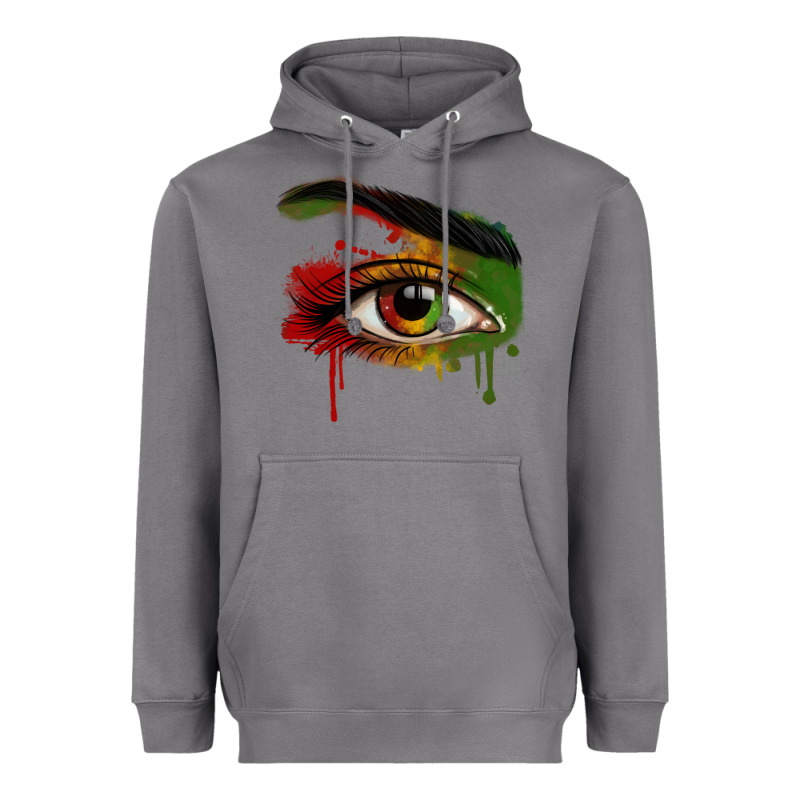 Watercolor Juneteenth Eyes Heavyweight Hoodie by RanaPortraitStore | Teevron