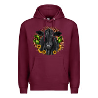 Burgundy black angus cactus sunflower Premium Hoodie - JahusDesignShop