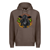 Coffee black angus cactus sunflower Premium Hoodie - JahusDesignShop