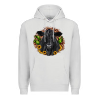 Dove Grey black angus cactus sunflower Premium Hoodie - JahusDesignShop