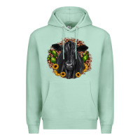 Black Angus Cactus Sunflower Premium Hoodie | Teevron