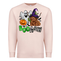 Pale Pink boohaw Premium Sweatshirt - Zillion Design Studio