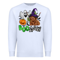 White boohaw Premium Sweatshirt - Zillion Design Studio