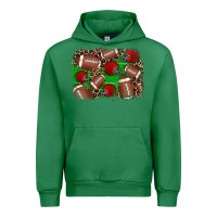 Emerald american football helmet background Urban Hoodie - JahusDesignShop