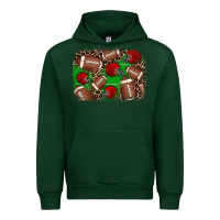 Forest Green american football helmet background Urban Hoodie - JahusDesignShop